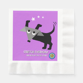 Rego Berto, "Stretch Everyday, Treach the Stars" Serviette