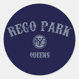 Rego Park Runder Aufkleber