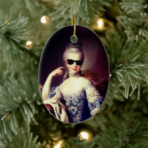 regon Marie-Antoinette Marie Antoinette verrückte Keramik Ornament