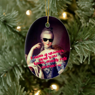regon Marie-Antoinette Marie Antoinette verrückte  Keramik Ornament
