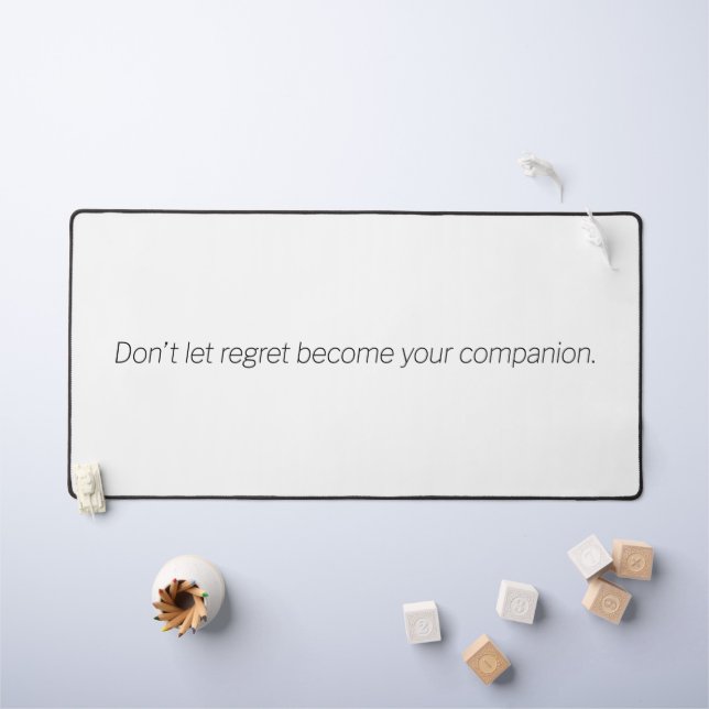 Regret Desk Mat Schreibtischunterlage (Kindertisch)