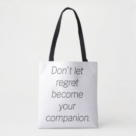 Regret Shoulter Tote Bag Tasche
