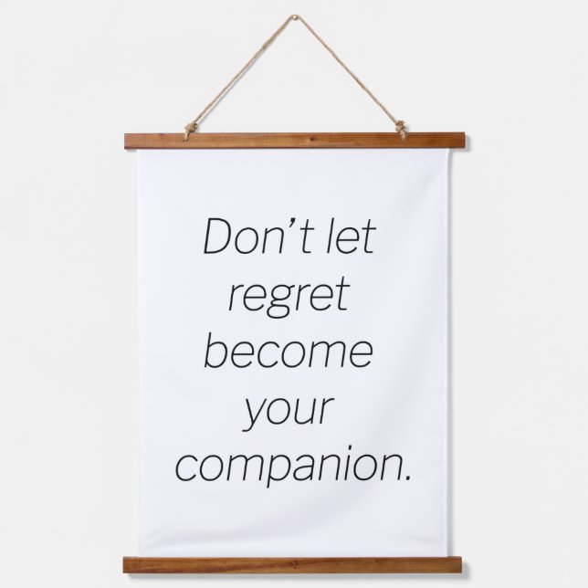 Regret v2 Holztäfelung Wandteppiche (Vorderseite)