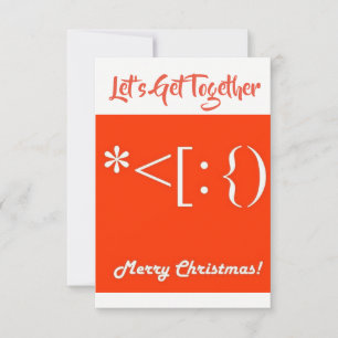 "REGROUPONS-NOUS" INVITATION COOL DE NOËL