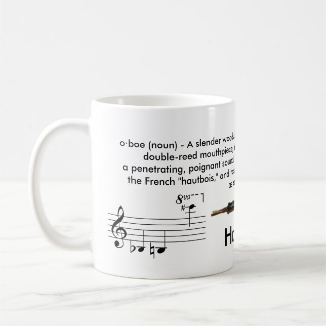 Regular sortiert (11 Unze.) Oboe Tasse (Links)
