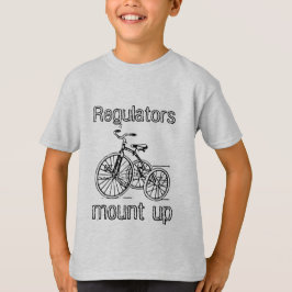 Regulierer bauen dreirädrigen Unisex-T - Shirt auf