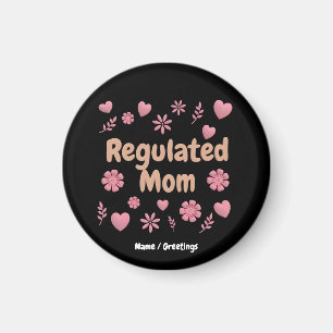 Regulierte Mama 3D Rosa Florales Herz Ästhetik Magnet