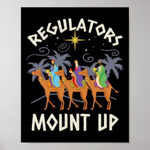 Regulierungsbehörden Mount Up Funny Holiday Weihna Poster