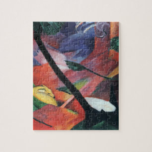 Reh im Walde II von Franz Marc; Reh im Walde