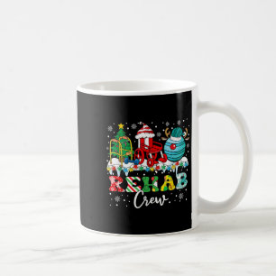 Rehab-Crew Rollstuhlsanta Rentier Rehab-Krankensch Kaffeetasse