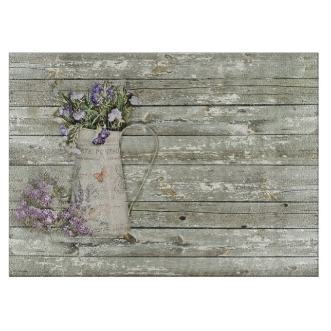 rehabilitierter Bauernhaus-Sommerlavendel der Schneidebrett (Vorderseite)