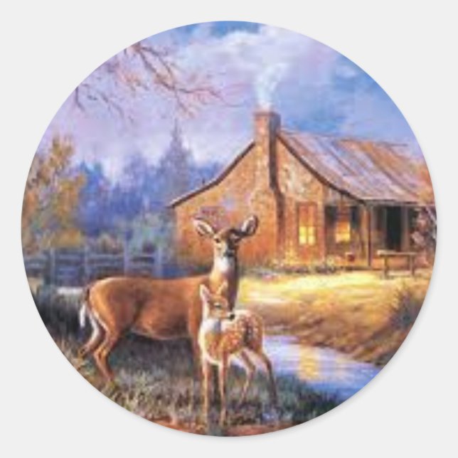 Rehaufkleber Runder Aufkleber (Vorderseite)