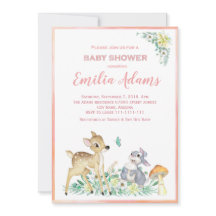 Rehe und Freunde Babydusche