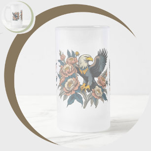 Rehkitz bei Morgengrauen Mattglas Bierglas