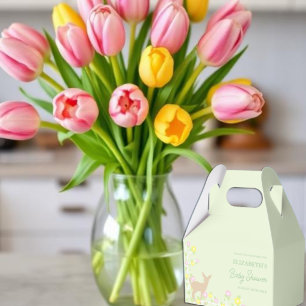 Rehkitz-Blumen-Mädchen-Baby-Party Geschenkschachtel