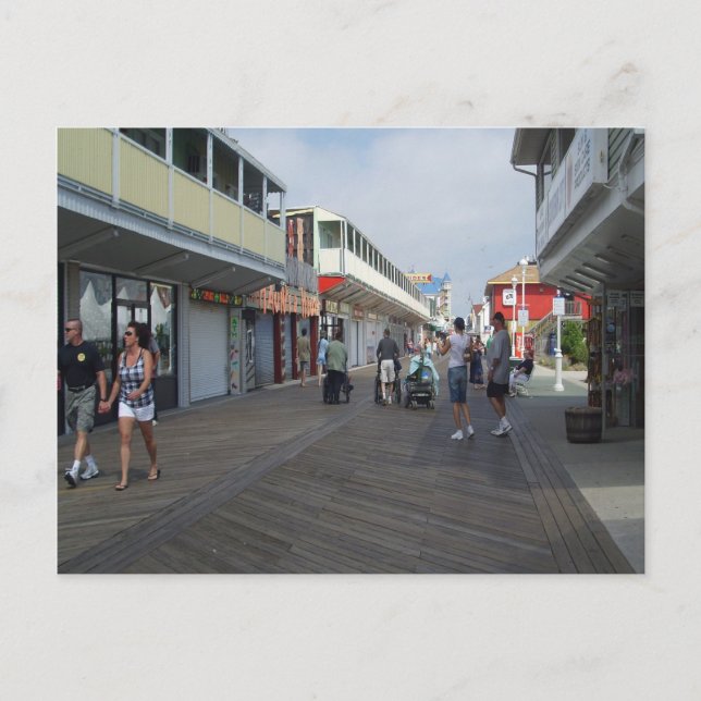 RehoBeide Beach Boardwalk PostCard Postkarte (Vorderseite)