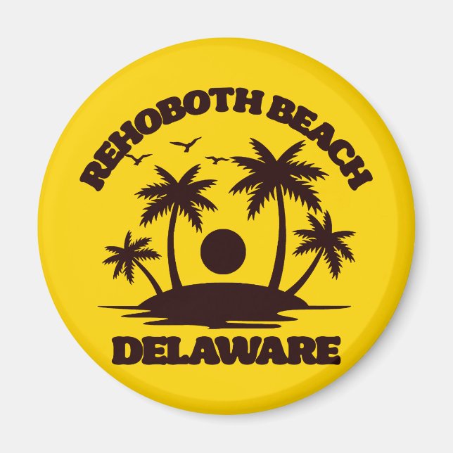 RehoBeide Beach Delaware Magnet (Vorne)