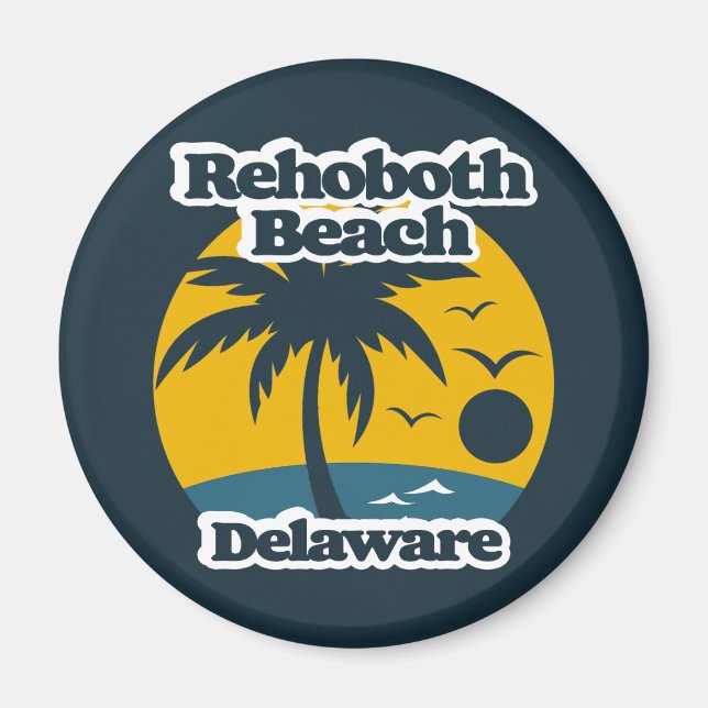 RehoBeide Beach Delaware Magnet (Vorne)