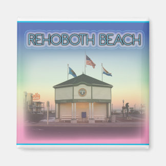 RehoBeide Beach Delaware - RehoBeide Ave Scene Magnet