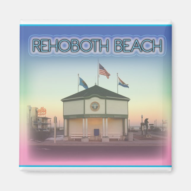 RehoBeide Beach Delaware - RehoBeide Ave Scene Magnet (Vorne)