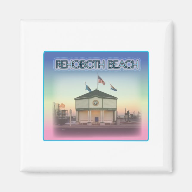 RehoBeide Beach Delaware - RehoBeide Ave Scene Magnet (Vorne)