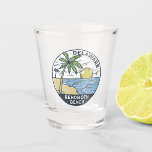 RehoBeide Beach Delaware Vintag Schnapsglas