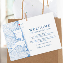 RehoBeide Beach Wedding Willkommensreise Dankeskarte