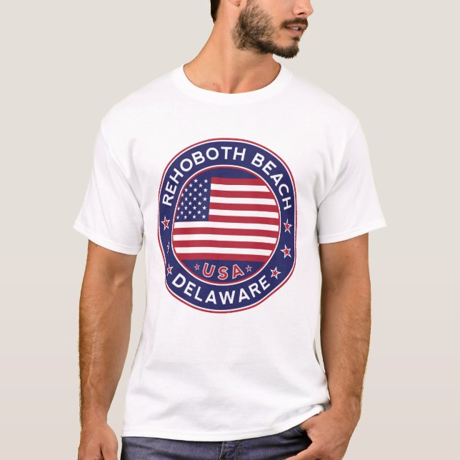 RehoBeide Strand, Delaware T-Shirt (Vorderseite)