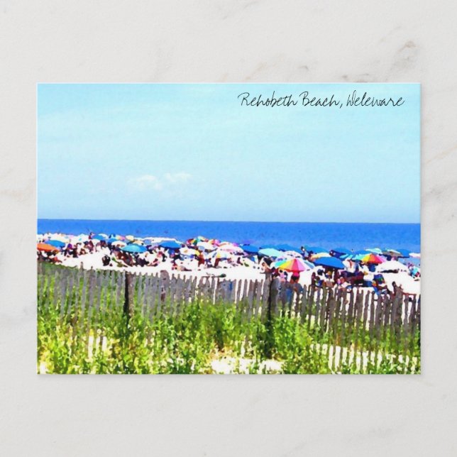 Rehobeth Beach Postcard Postkarte (Vorderseite)