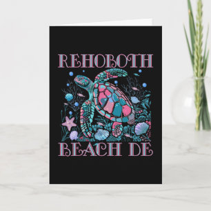 Rehoboth Beach De Turtle Lover Farbige Strand Souv Karte