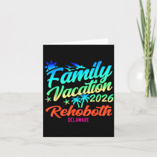 Rehoboth Beach Delaware Familienurlaub Sommer Karte