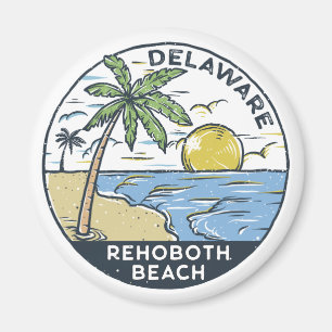 Rehoboth Beach Delaware Vintage Magnet