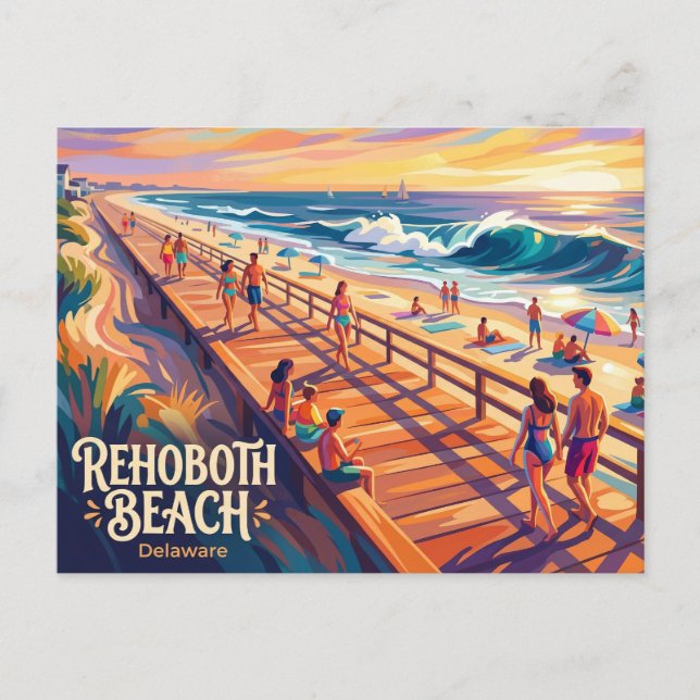 Rehoboth Beach USA Postkarte (Vorderseite)