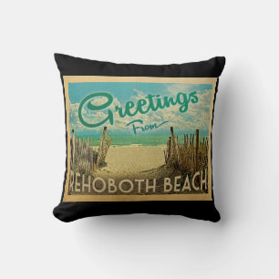 Rehoboth Strand-Vintage Reise Kissen