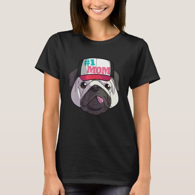Rehpug #1 Mutter Muttertag T-Shirt (Vorderseite)