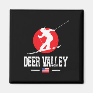 Rehtal Usa Ski Resort Rocky Mountains Amerika Magnet