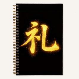 Rei (礼) – Eine der Sieben Tugenden des Bushidō Notizbuch