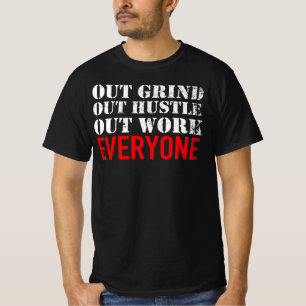 Reiben Sie heraus Gedränge heraus ausarbeiten T-Shirt