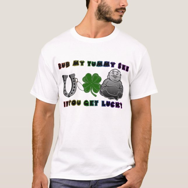 Reiben Sie meinen Bauch sehen, wenn Sie T-Shirt (Vorderseite)