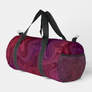 Reich Burgunder-Wein-Purple Organischer Fluss Duffle Bag