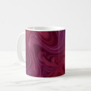 Reich Burgunder-Wein-Purple Organischer Fluss Kaffeetasse
