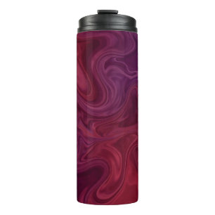 Reich Burgunder-Wein-Purple Organischer Fluss Thermosbecher