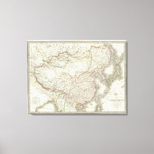 Reich Chinois, Japon - chinesisches Reich und Leinwanddruck