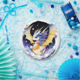 Reich der Drachen: Babydusche Pappteller