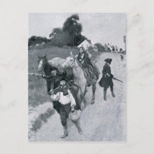 Reich der Flüchtlinge auf dem Weg nach Kanada Postkarte