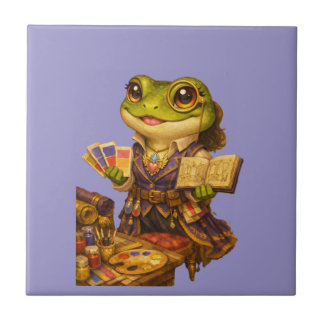 Reich Designer Frosch Charakter Fliese