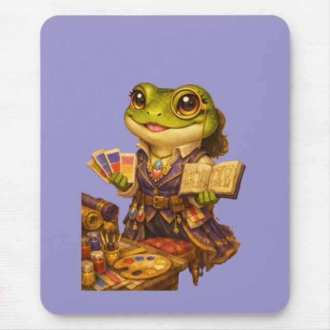 Reich Designer Frosch Charakter Mousepad (Vorne)