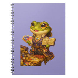 Reich Designer Frosch Charakter Notizblock