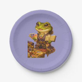 Reich Designer Frosch Charakter Pappteller