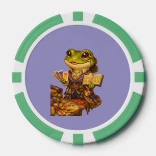 Reich Designer Frosch Charakter Pokerchips